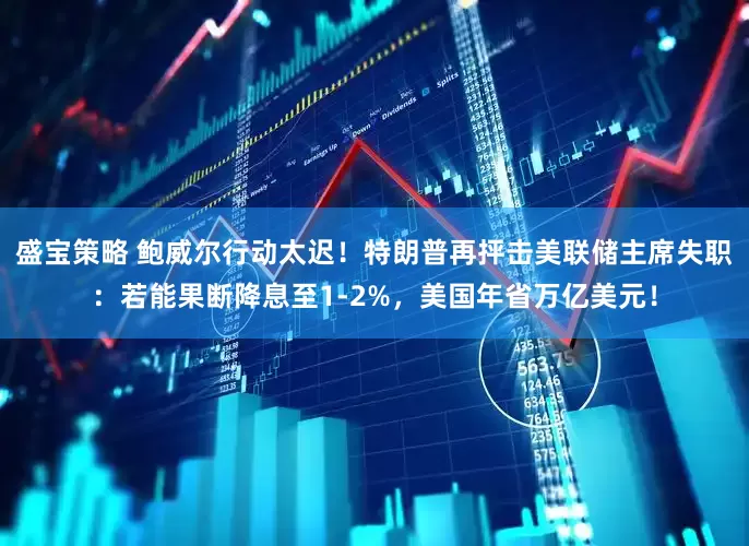 盛宝策略 鲍威尔行动太迟！特朗普再抨击美联储主席失职：若能果断降息至1-2%，美国年省万亿美元！
