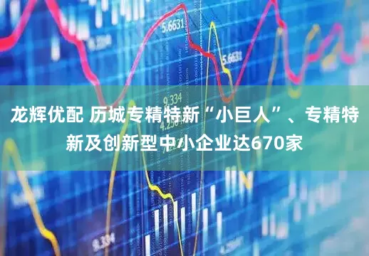 龙辉优配 历城专精特新“小巨人”、专精特新及创新型中小企业达670家